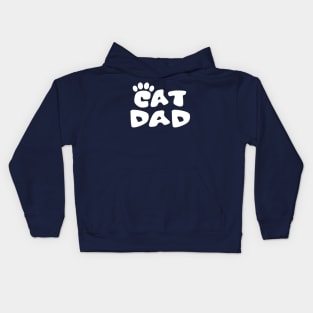 Cat Dad Logo Kids Hoodie